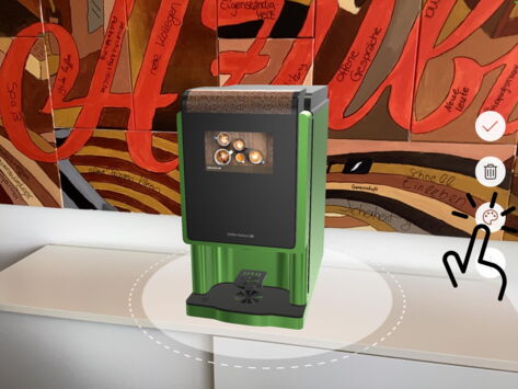 Kaffeevollautomat lackieren