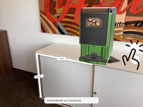 Foto in Gerätemediathek speichern