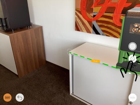 Ersten Abstand messen